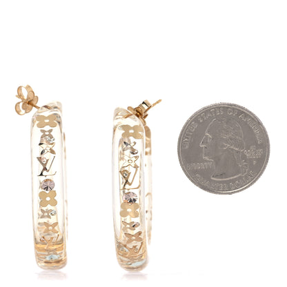 Louis Vuitton Inclusion Hoop Earrings Transparent 2 of 7