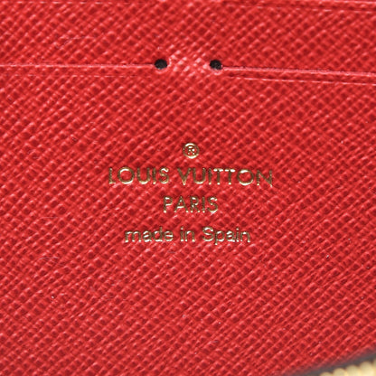 Louis Vuitton Damier Ebene Clemence Wallet Cherry 6 of 8