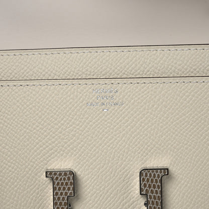 Hermes Epsom Lizard Constance Wallet To Go Nata 6 of 11