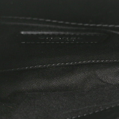 Chanel Calfskin Quilted CC Uniform Flap Belt Bag Black 5 of 11