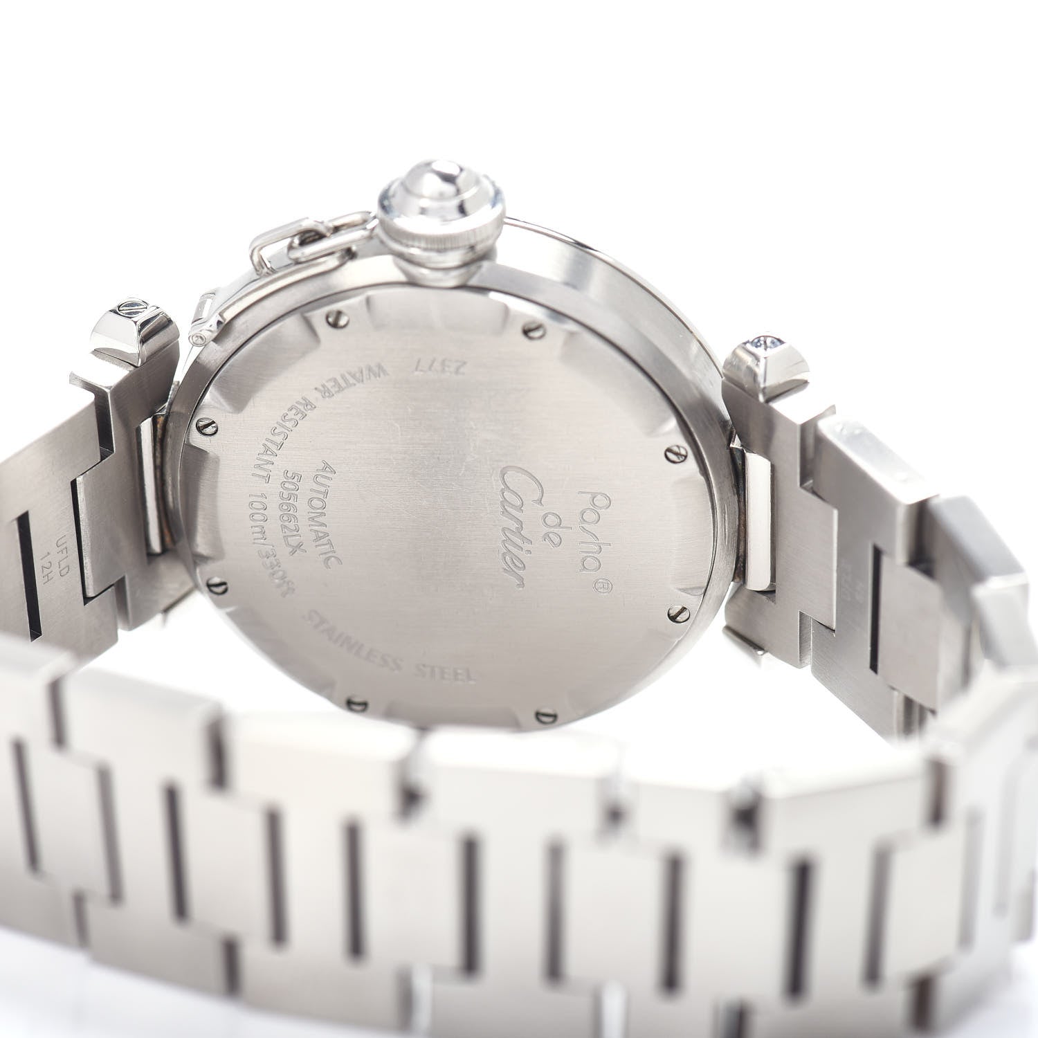 Cartier Stainless Steel 35mm Pasha GMT Automatic Watch 4 of 4