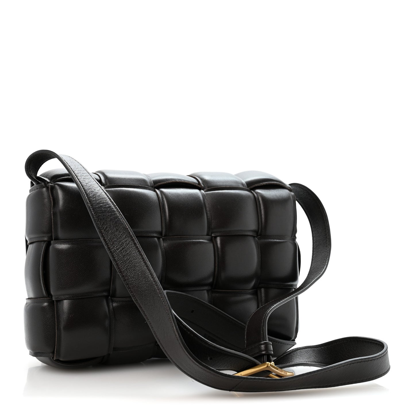 Nappa Maxi Intrecciato Padded Cassette Crossbody Bag Fondant