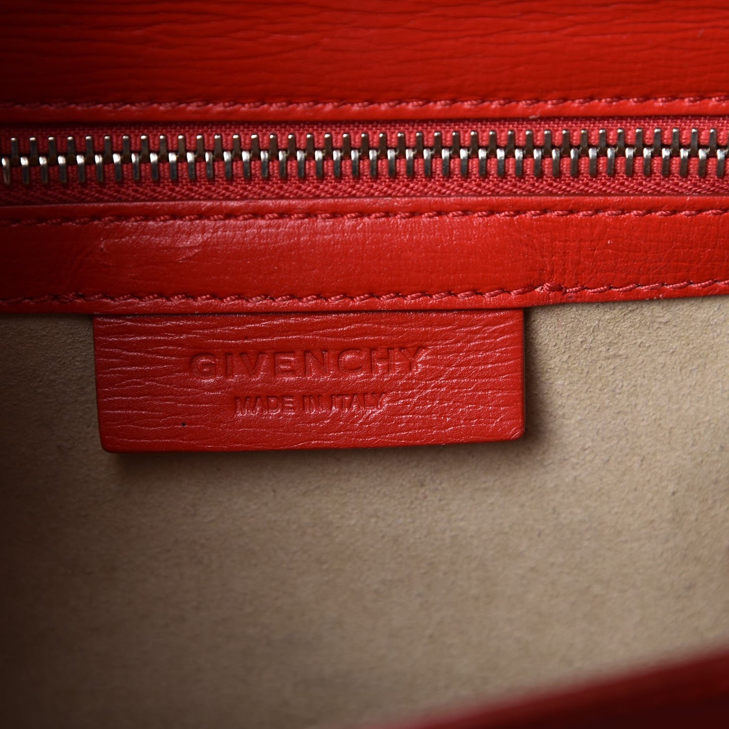 Textured Calfskin Mini Pandora Box Crossbody Bag Red