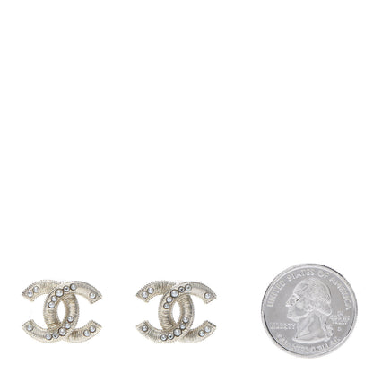 Chanel Pearl CC Earrings Gold 2 of 8