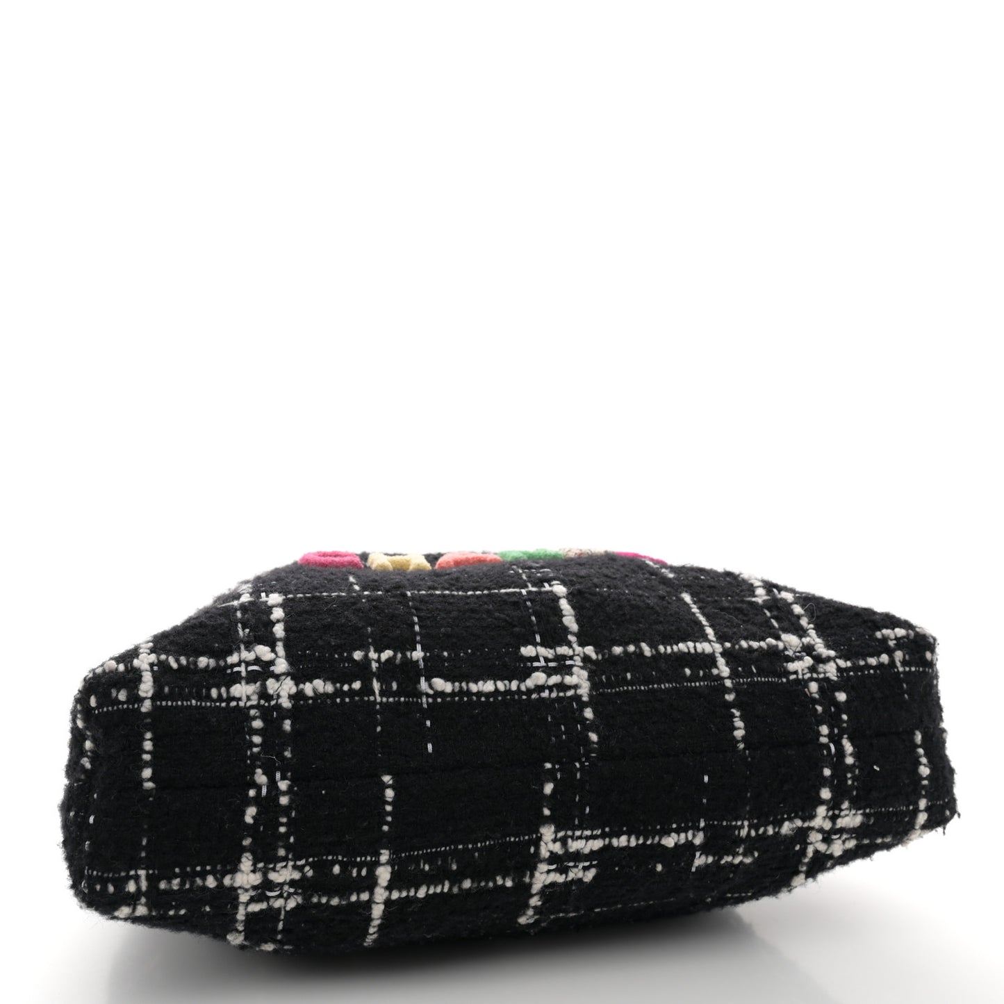 Wool Tweed Quilted Chanel 22 Black Multicolor