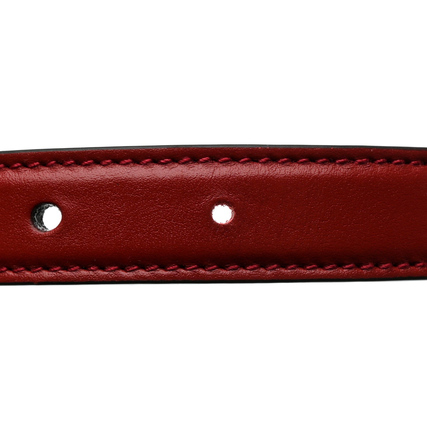 Plutone Calfskin Gucci Buckle 20mm Thin Belt 90 36 Rosso