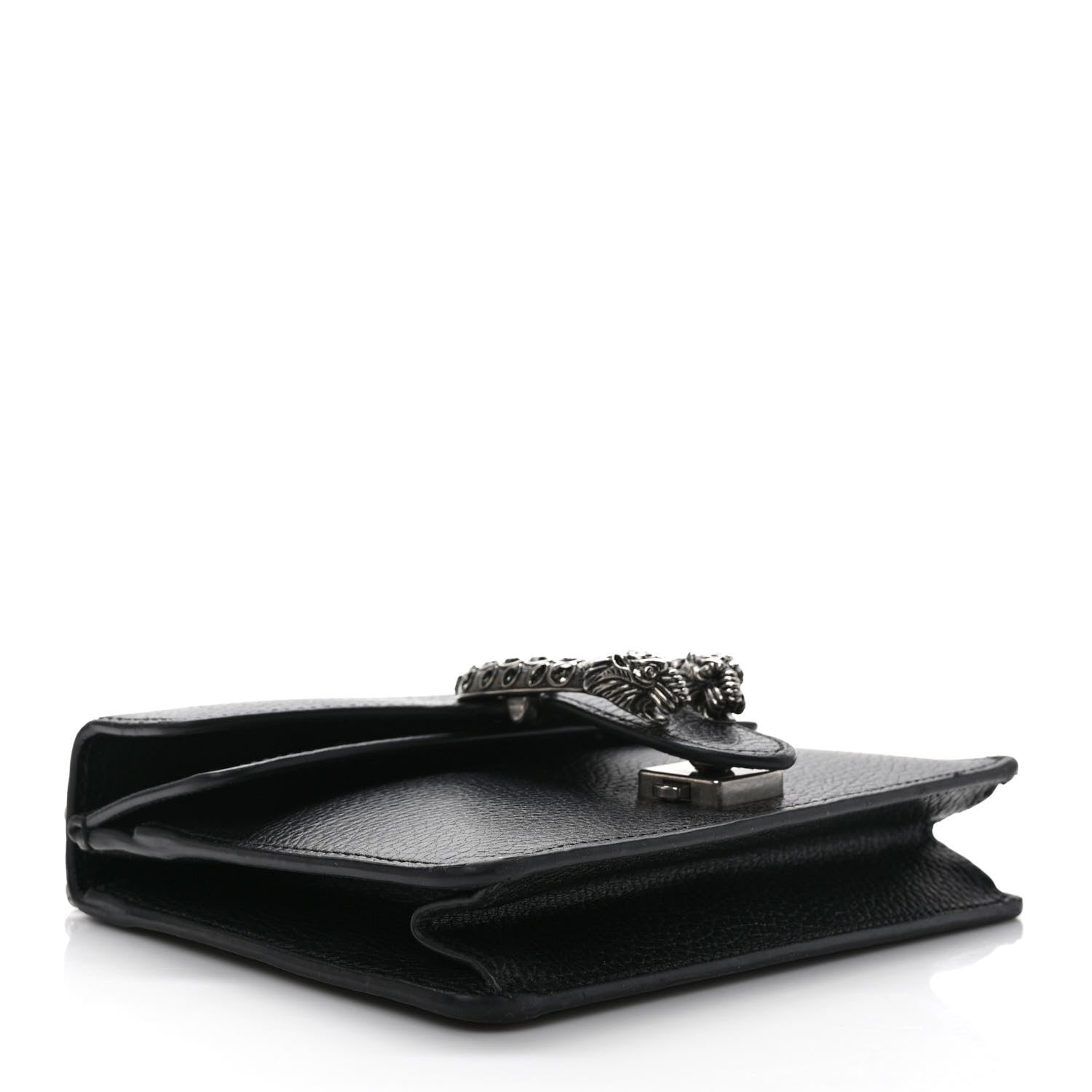 Gucci Calfskin Mini Dionysus Shoulder Bag Black 4 of 9