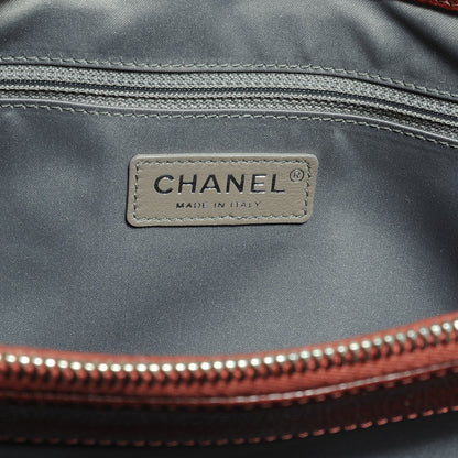 Chanel Caviar XL Grand Shopping Tote GST Dark Red 7 of 8