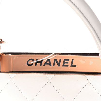 Chanel Lambskin Quilted Small Trendy CC Dual Handle Flap Bag White 10 of 13