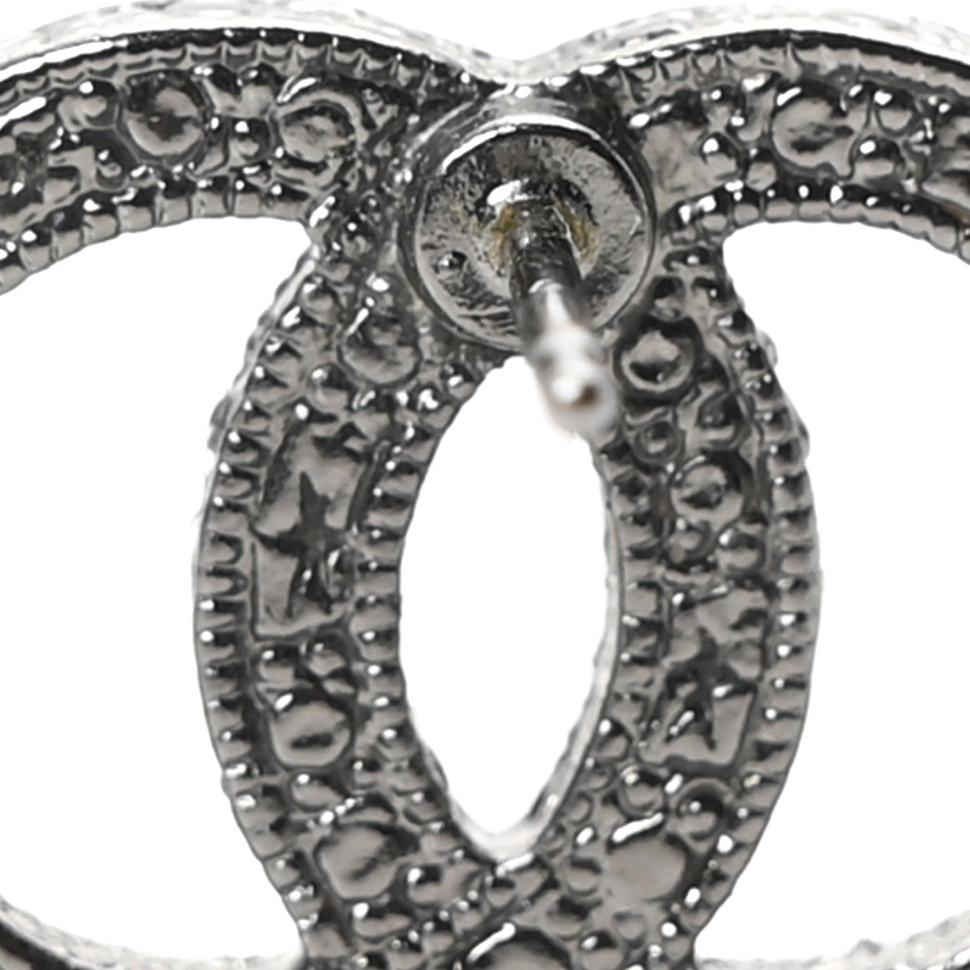 Ruthenium Crystal CC Earrings