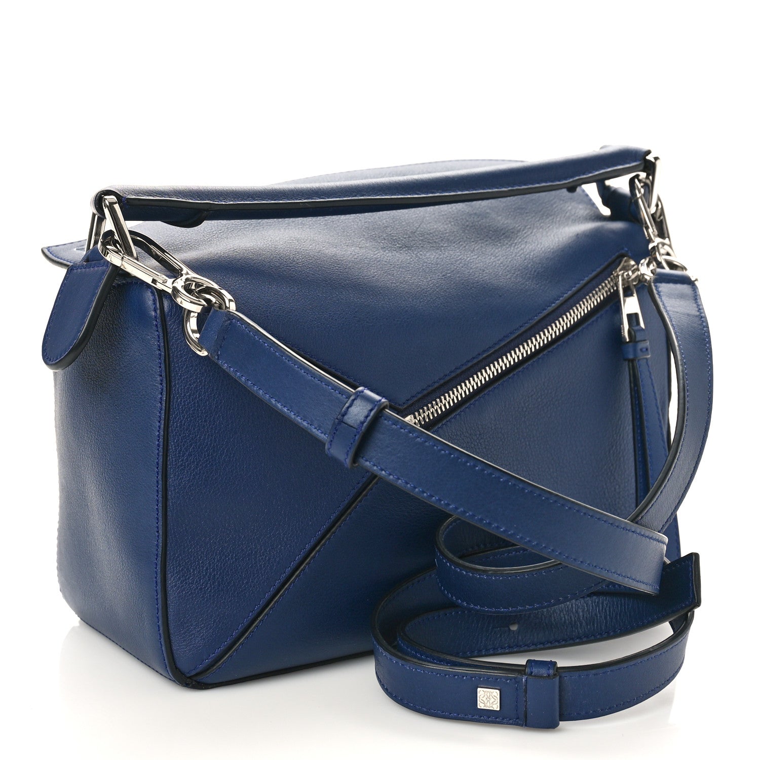 Loewe Calfskin Small Puzzle Bag Marine 2 of 8