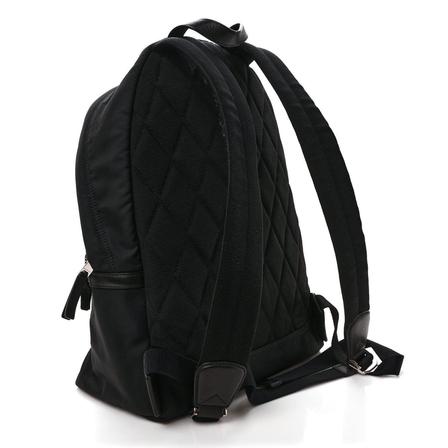 Burberry Nylon Abbeydale Simple Backpack Black 3 of 9