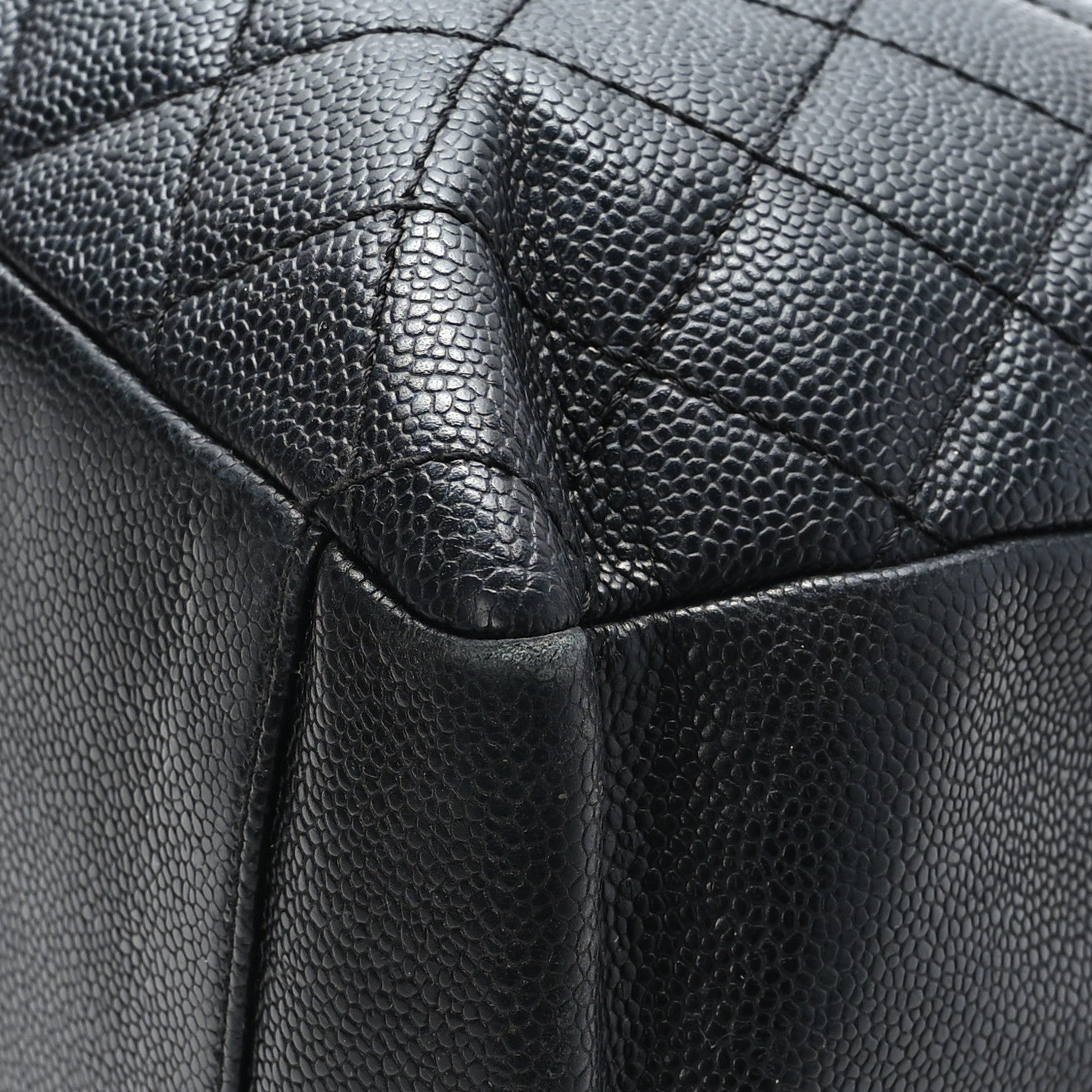 Chanel Caviar Quilted Grand Shopping Tote GST Black 9 of 11