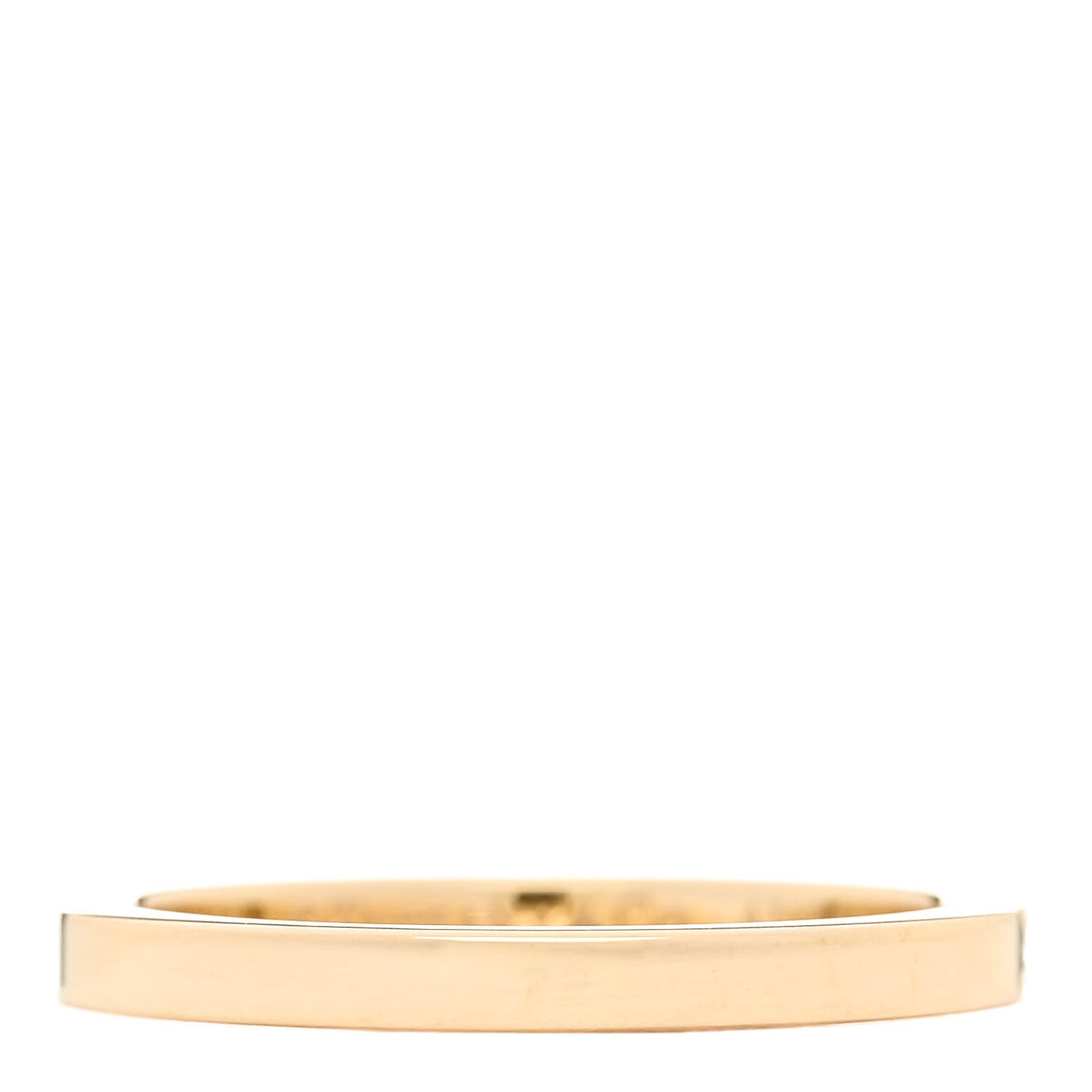 18K Yellow Gold Diamond Novo Half Circle Band Ring 50 5.5
