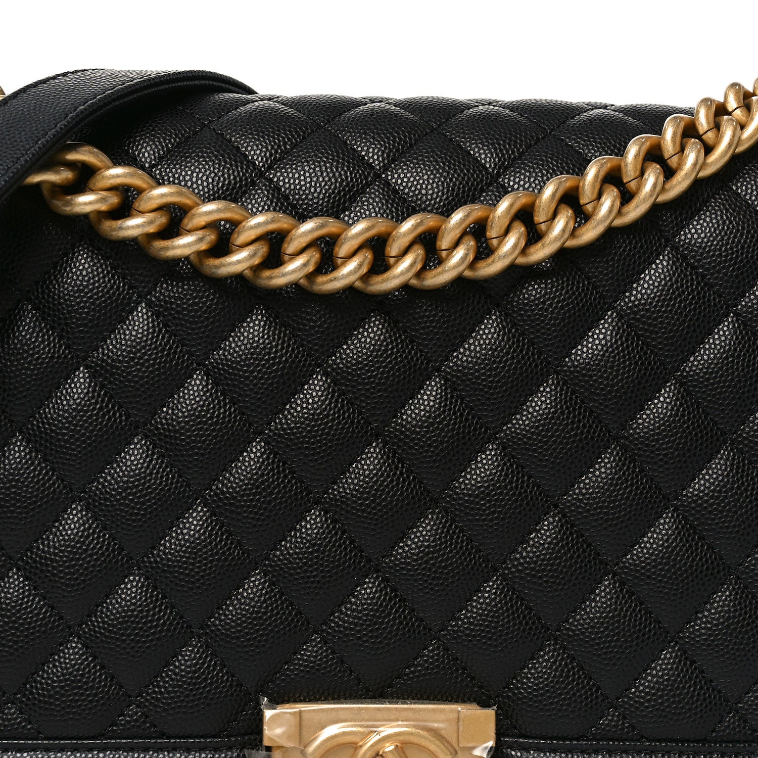 Chanel Caviar Quilted New Medium Boy Flap Black 7 of 10
