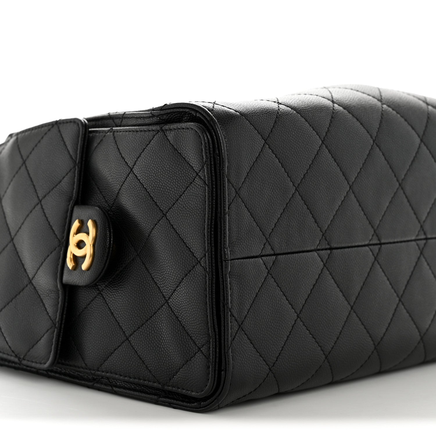 Chanel Caviar Quilted Small Chanel 25 Handbag Black 8 of 14