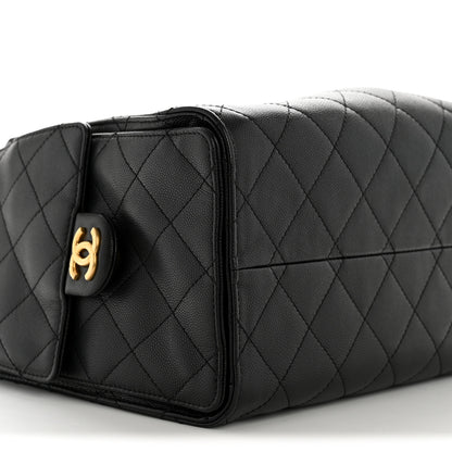 Chanel Caviar Quilted Small Chanel 25 Handbag Black 8 of 14