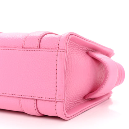 Marc Jacobs Grained Calfskin Micro The Tote Bag Pink 10 of 10