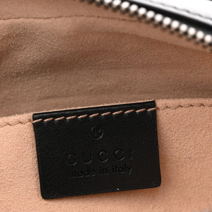 Gucci Calfskin Matelasse GG Marmont Belt Bag 75 30 Black 6 of 10