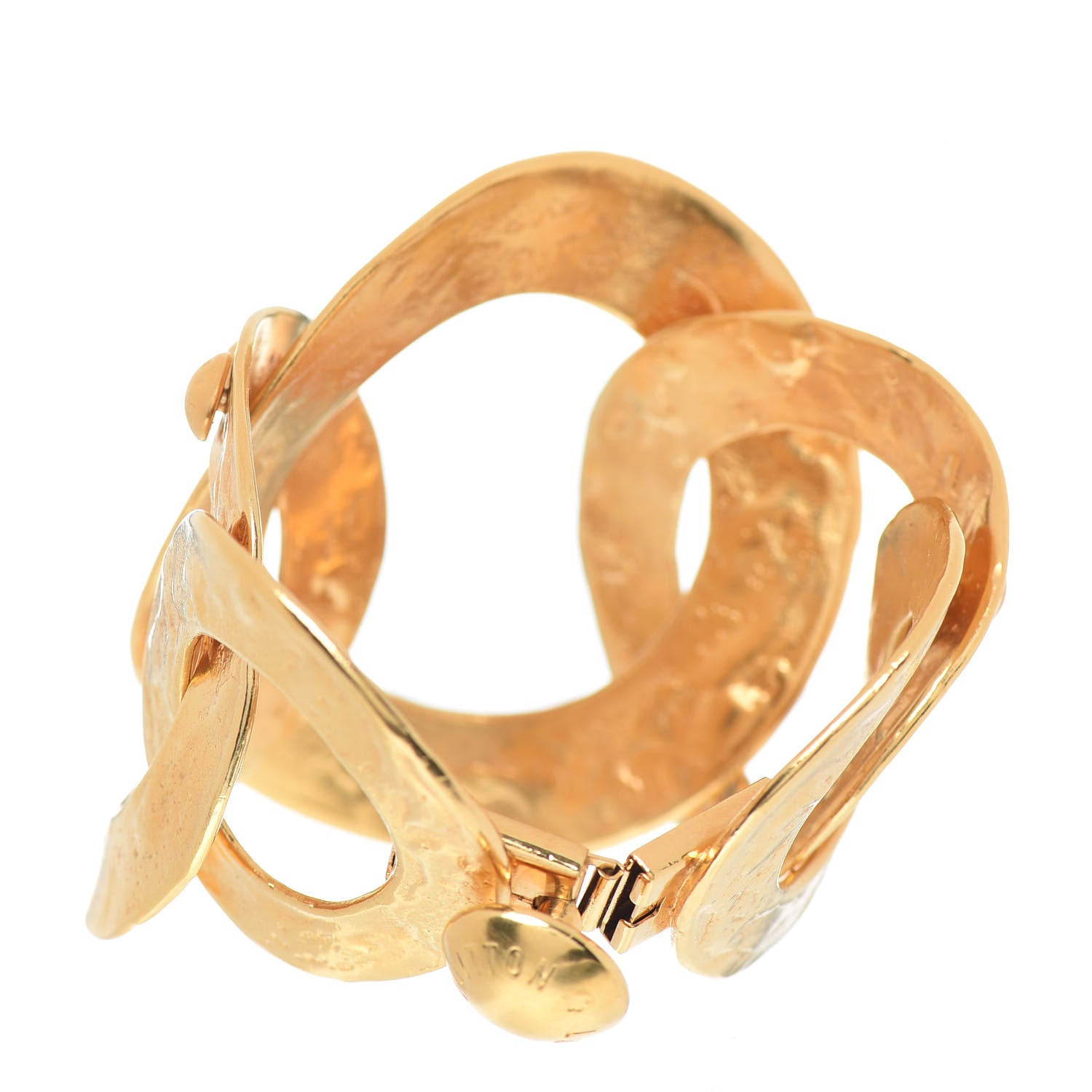 Louis Vuitton Martele Bracelet Gold 3 of 4
