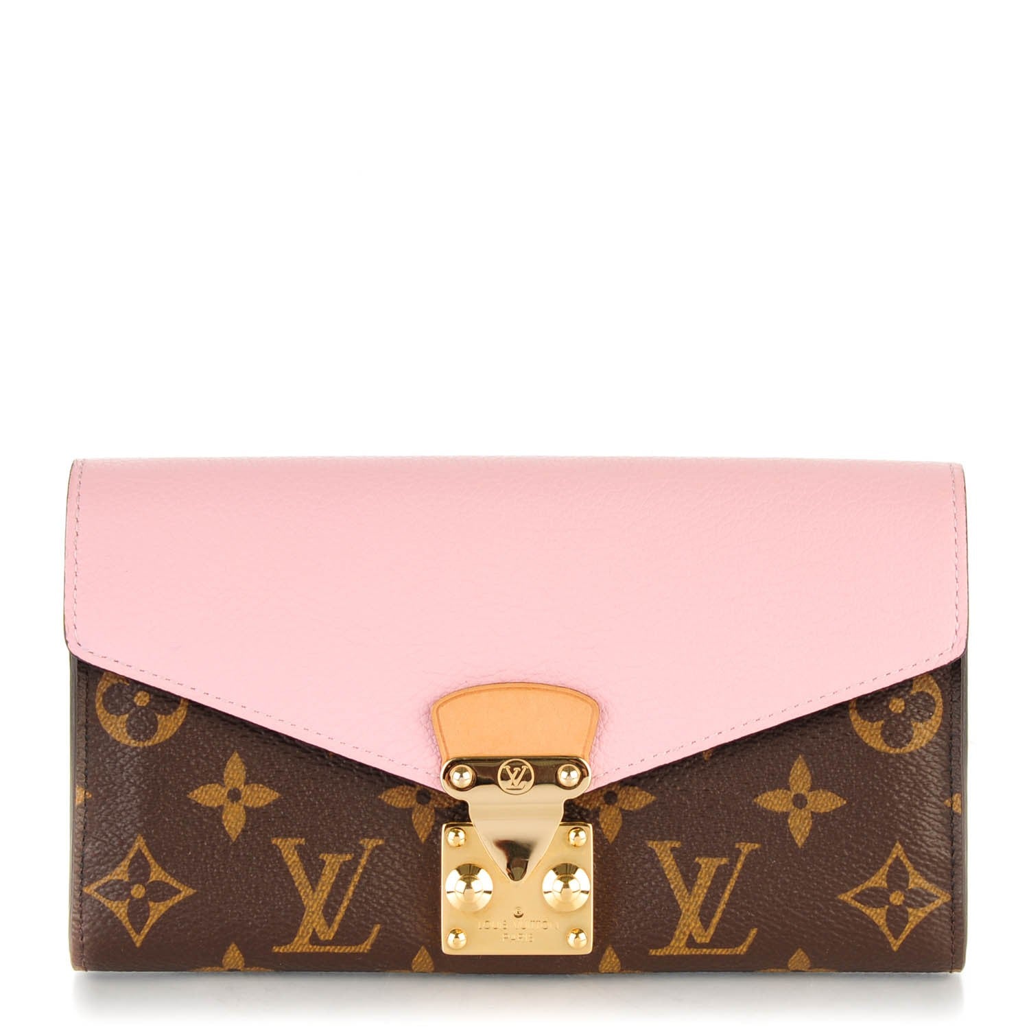 Louis Vuitton Monogram Pallas Wallet Rose Ballerine 1 of 6