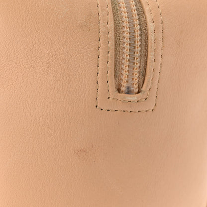 Chanel Calfskin Quilted Large Cambon Bowler Beige Black 18 of 18