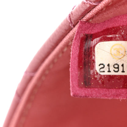 Chanel Patent Goatskin Quilted Small 3 Pocket Accordion Flap Pink 7 of 11