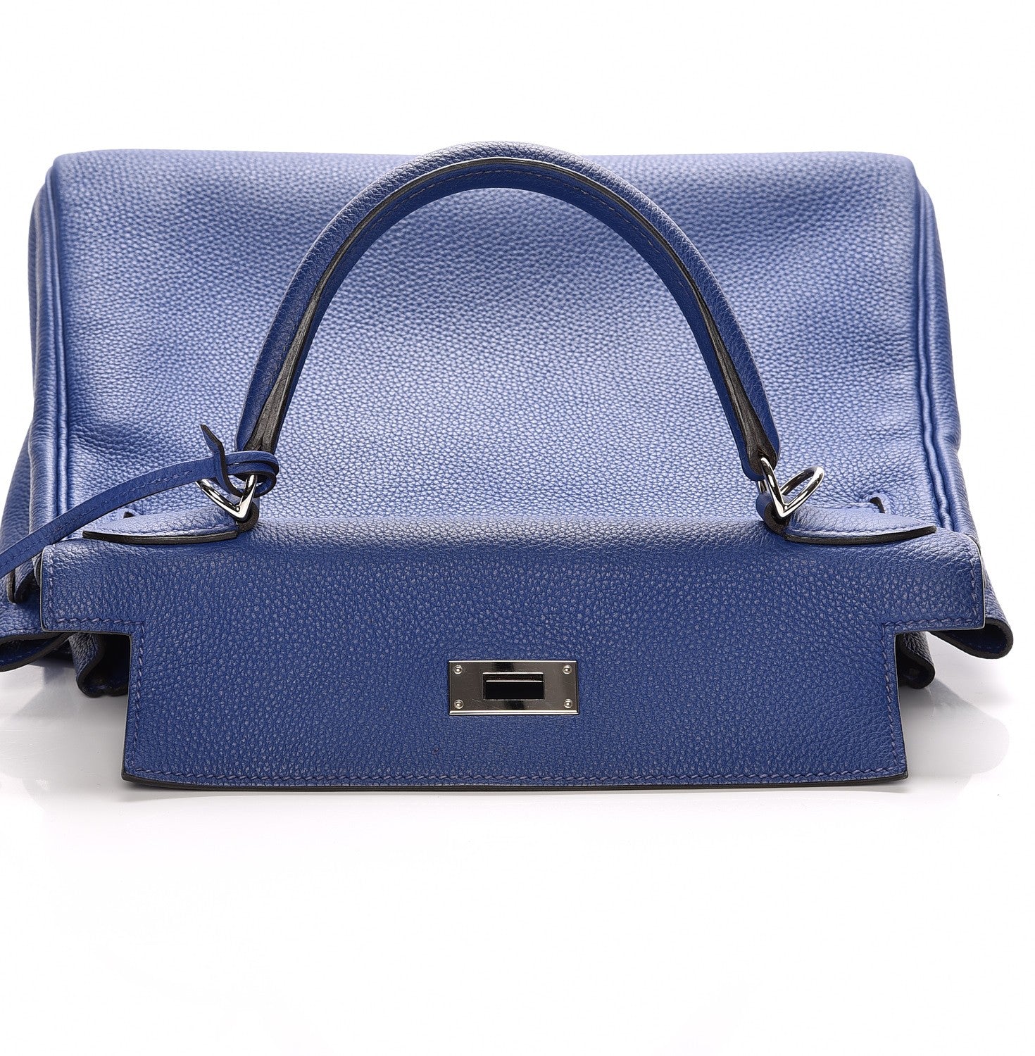 Hermes Togo Kelly Retourne 28 Bleu Electrique 14 of 32