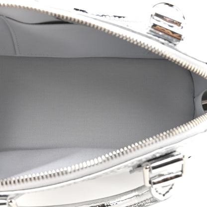Louis Vuitton Monogram Miroir Alma BB Silver 5 of 9