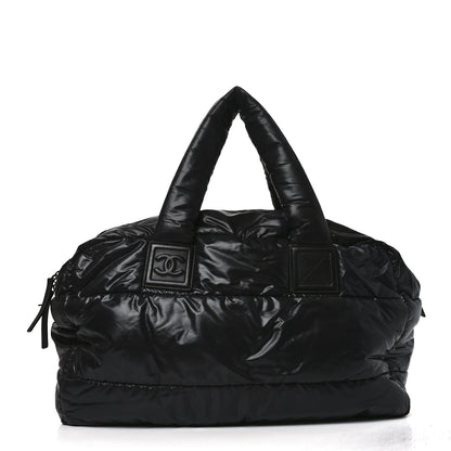Chanel Nylon Coco Cocoon Large Reversible Tote Black 1 of 10