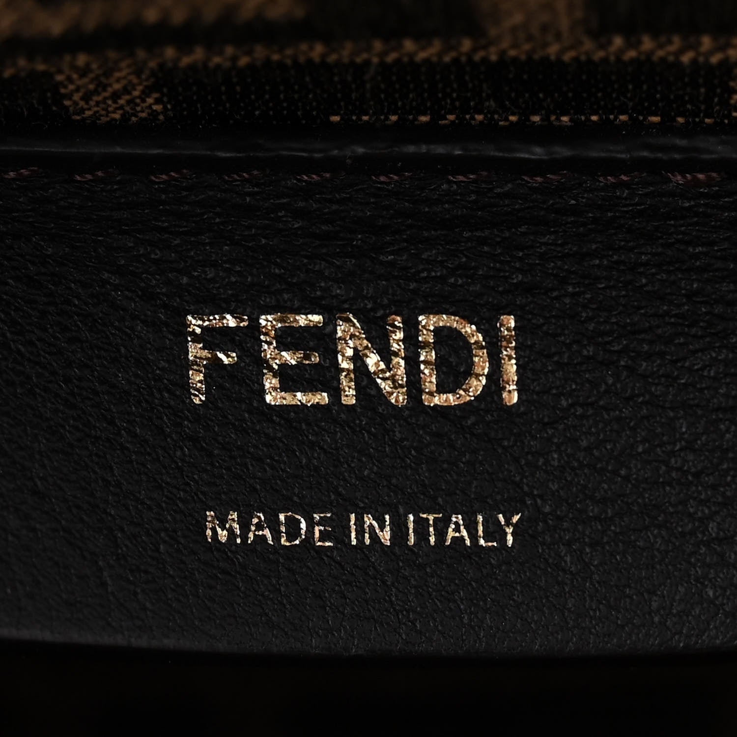 Fendi Shiny Nappa Small Fendi First Black 6 of 11