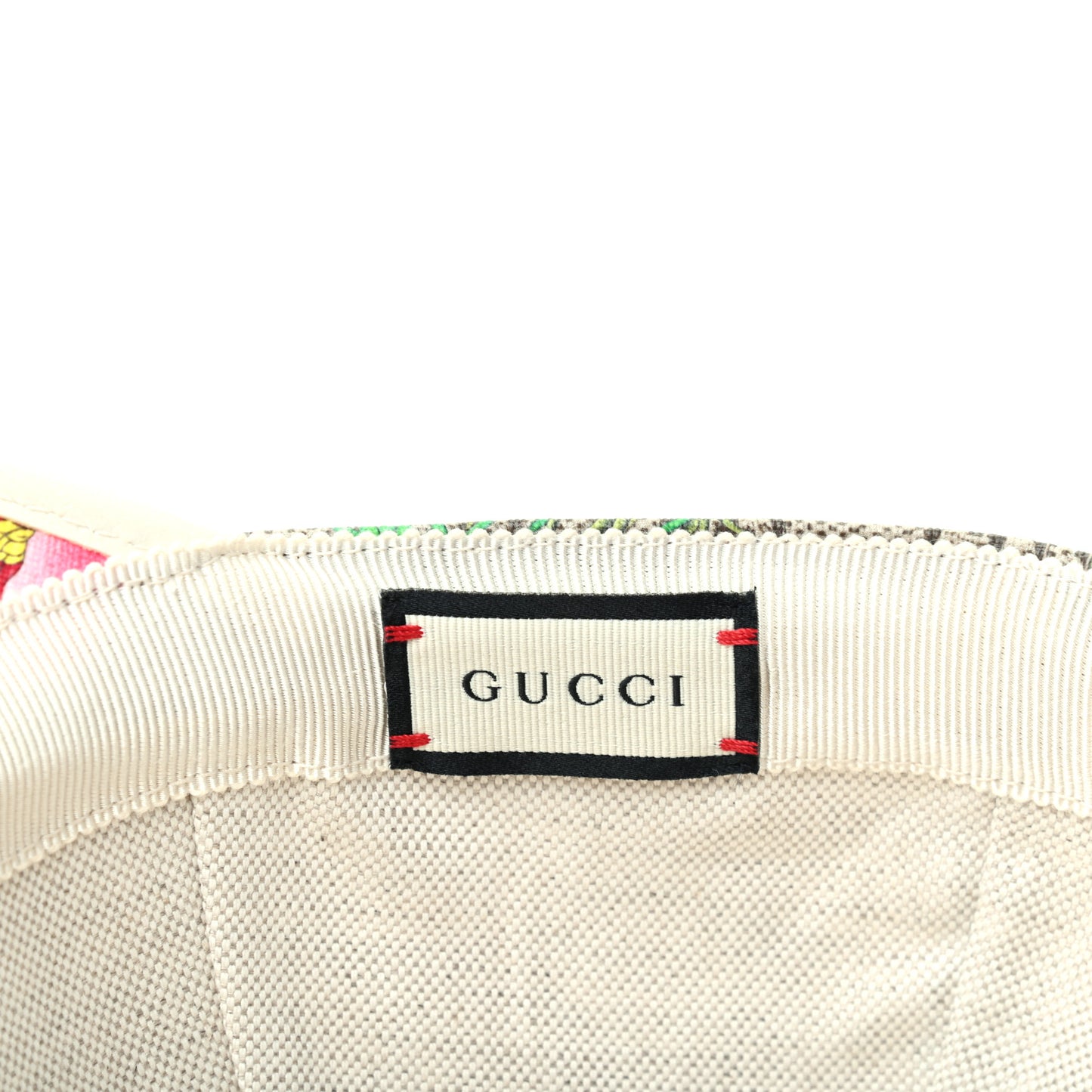 GG Supreme Flora Claudia Baseball Hat 56 S White
