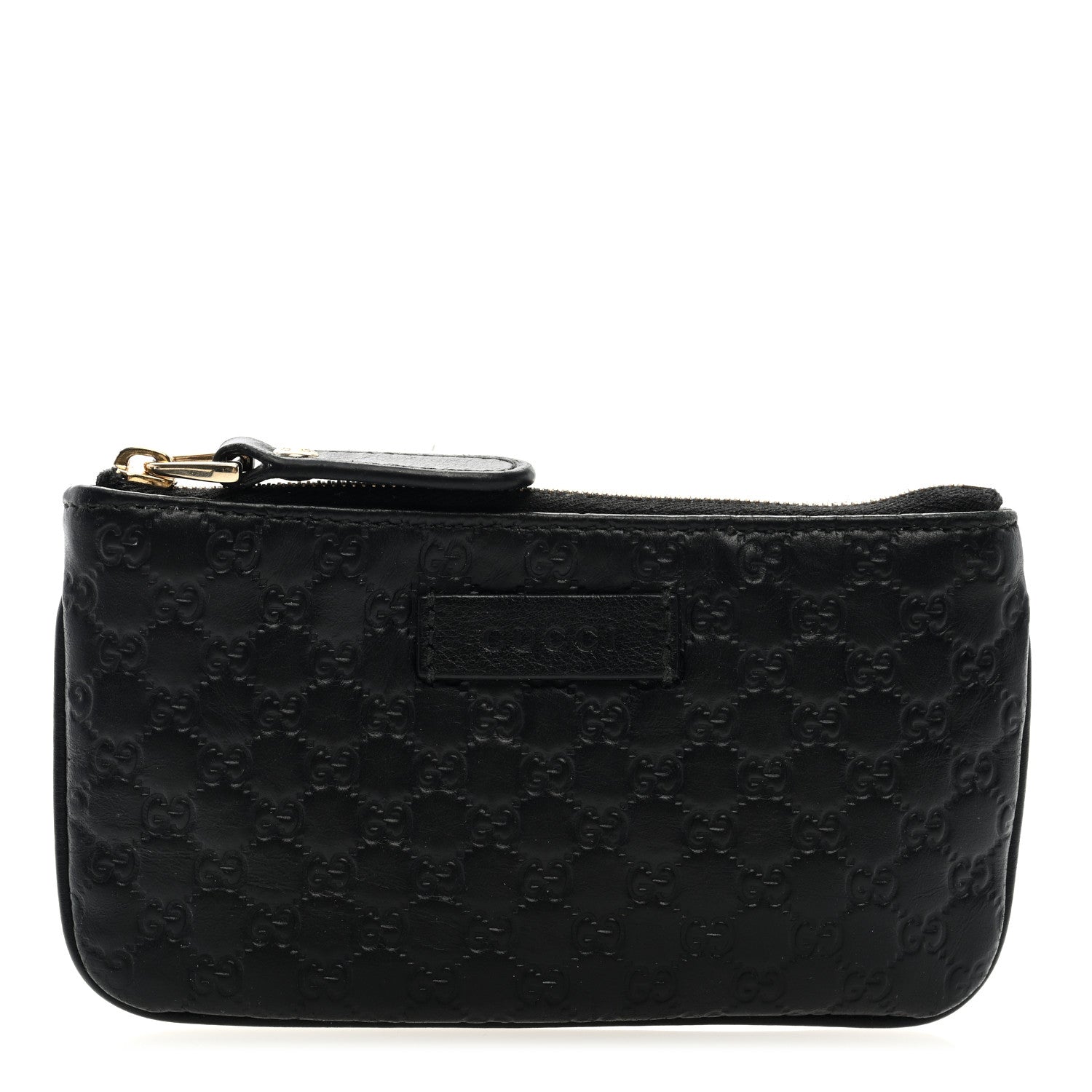 Gucci Microguccissima Key Ring Coin Case Black 1 of 6