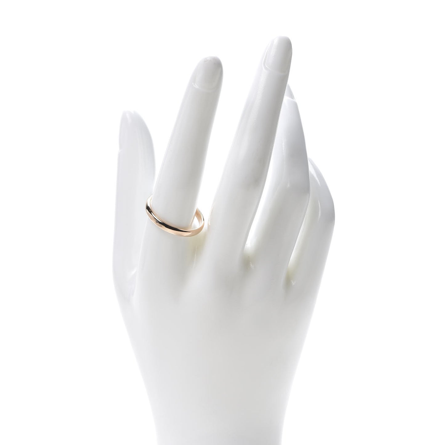 18K Rose Gold 3mm Classic Wedding Band Ring 62 10