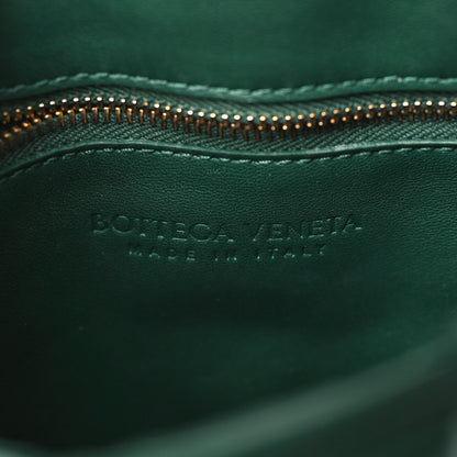 Bottega Veneta Lambskin Maxi Intreccio Padded Chain Cassette Crossbody Bag Raintree 6 of 9