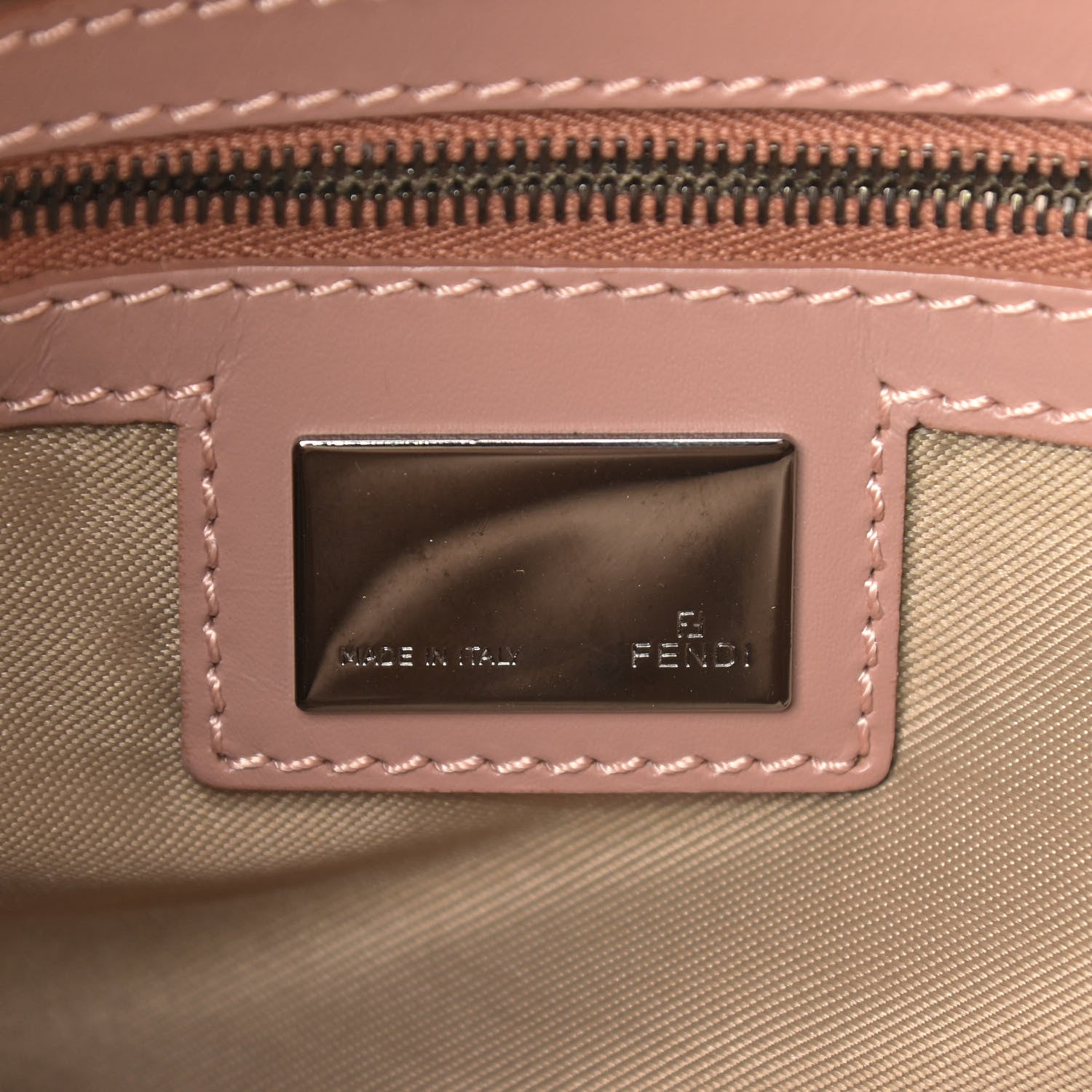 Fendi Zucchino Mama Baguette Cipria 6 of 13