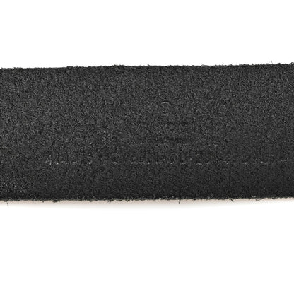 Gucci Faded Calfskin Double G 30mm Belt 70 28 Black 3 of 5