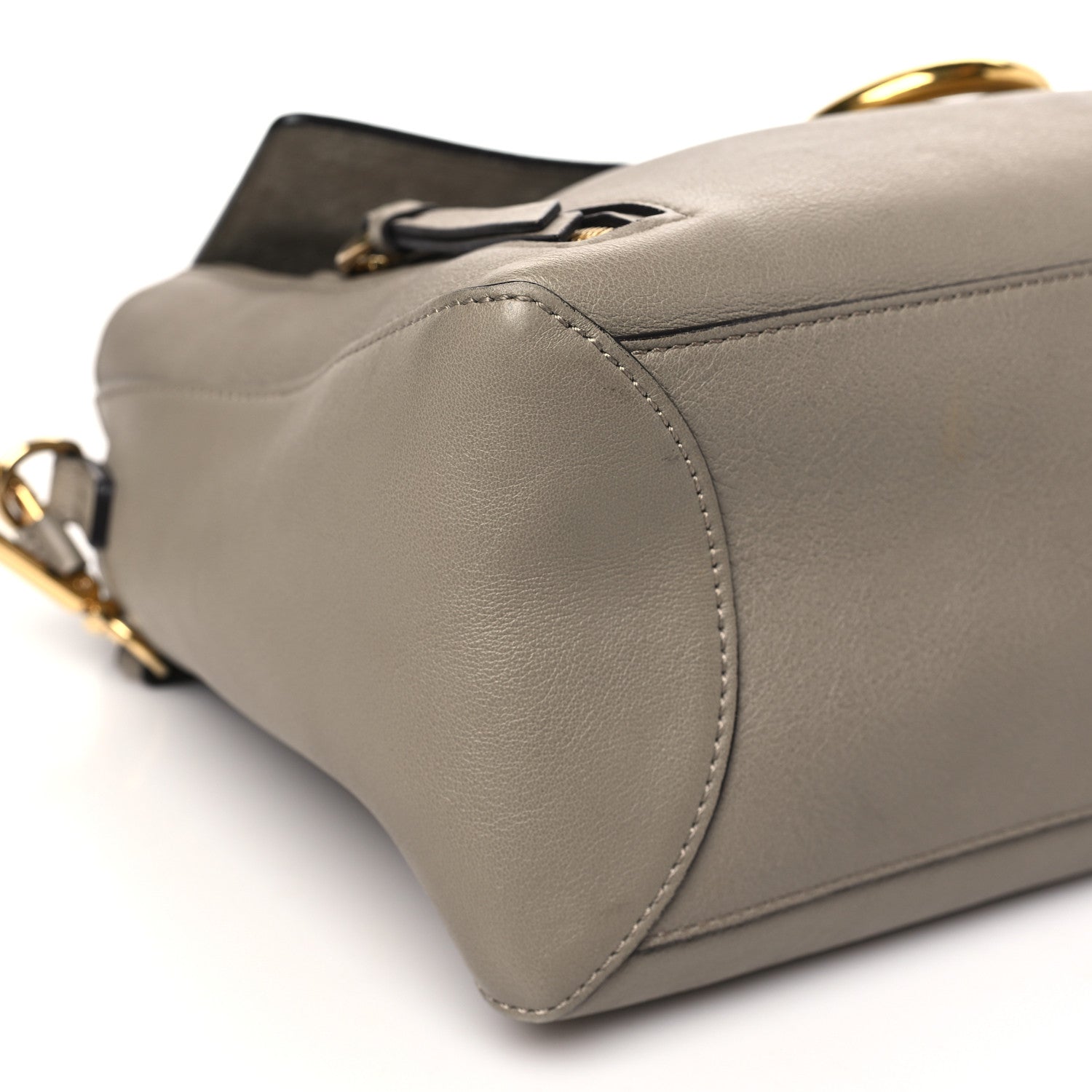 Chloe Calfskin Medium Faye Day Shoulder Bag Motty Grey 9 of 12