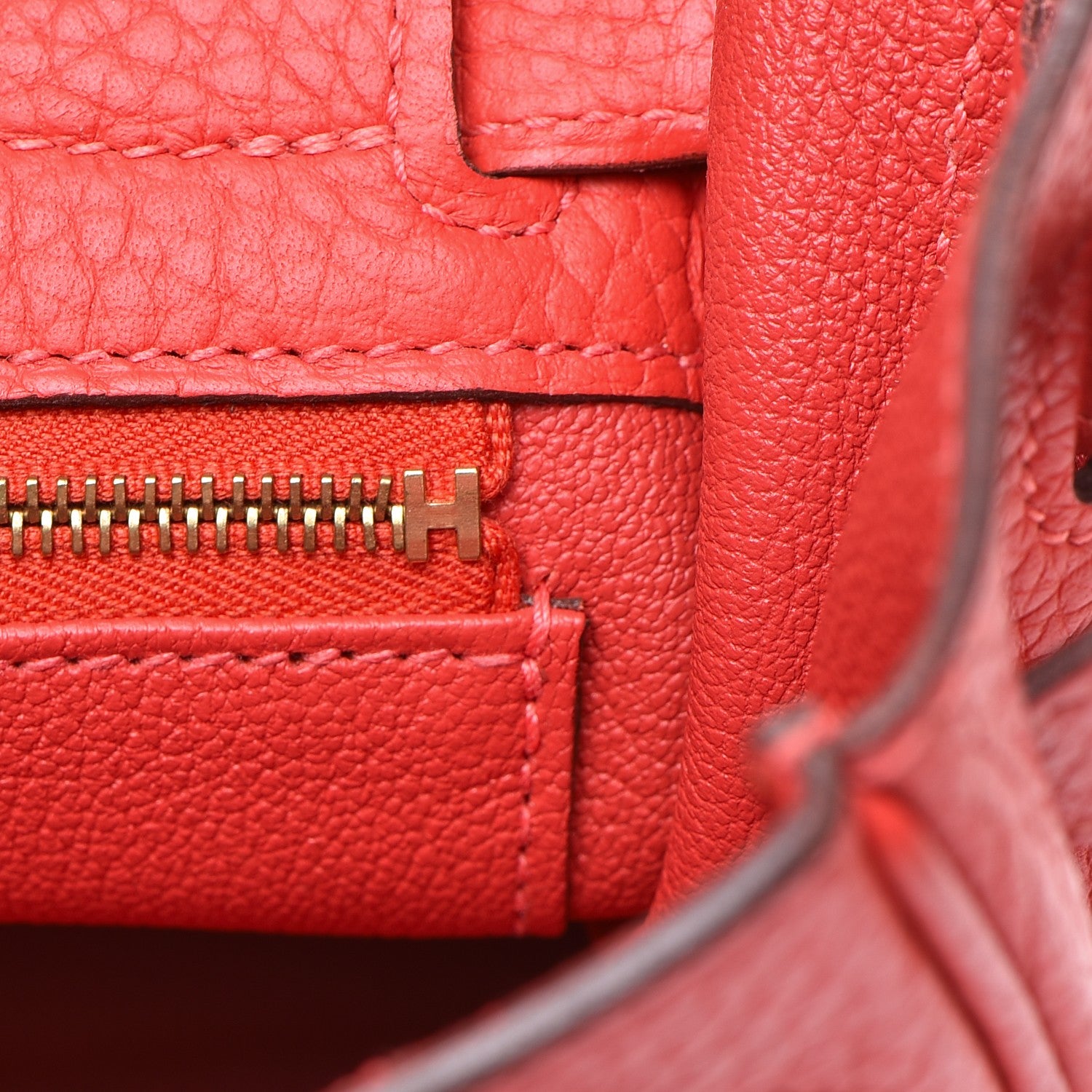 Hermes Taurillon Clemence Kelly Retourne 28 Rouge Pivoine 10 of 28