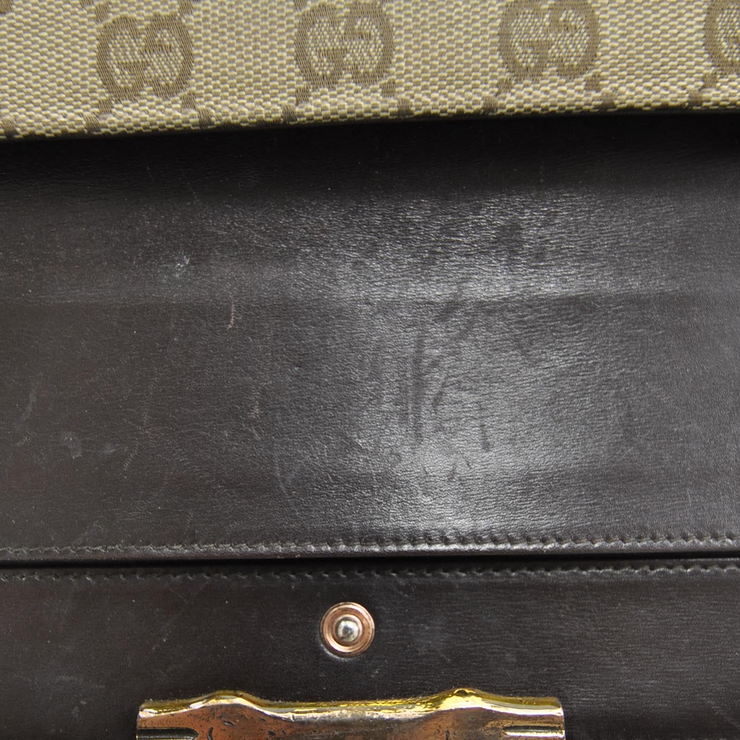 Gucci Monogram Bamboo Studded Continental Wallet 9 of 9