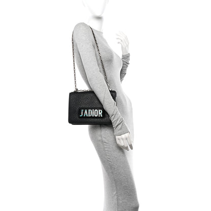 Christian Dior Canyon Grained Lambskin J'Adior Chain Flap Bag Black 2 of 14