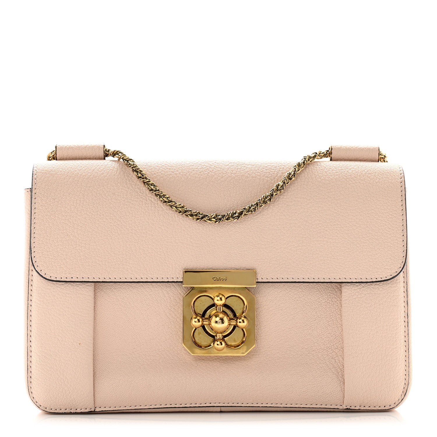 Chloe Goatskin Medium Elsie Shoulder Bag Cement Pink 1 of 12