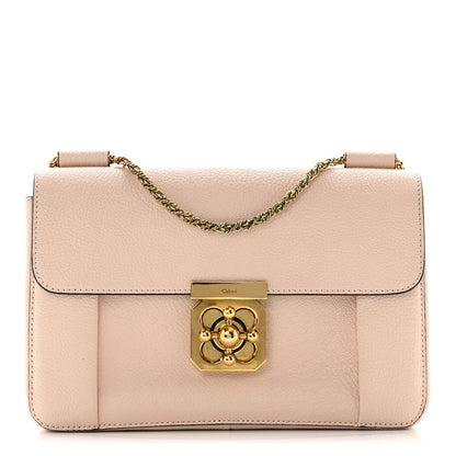 Chloe Goatskin Medium Elsie Shoulder Bag Cement Pink 1 of 12