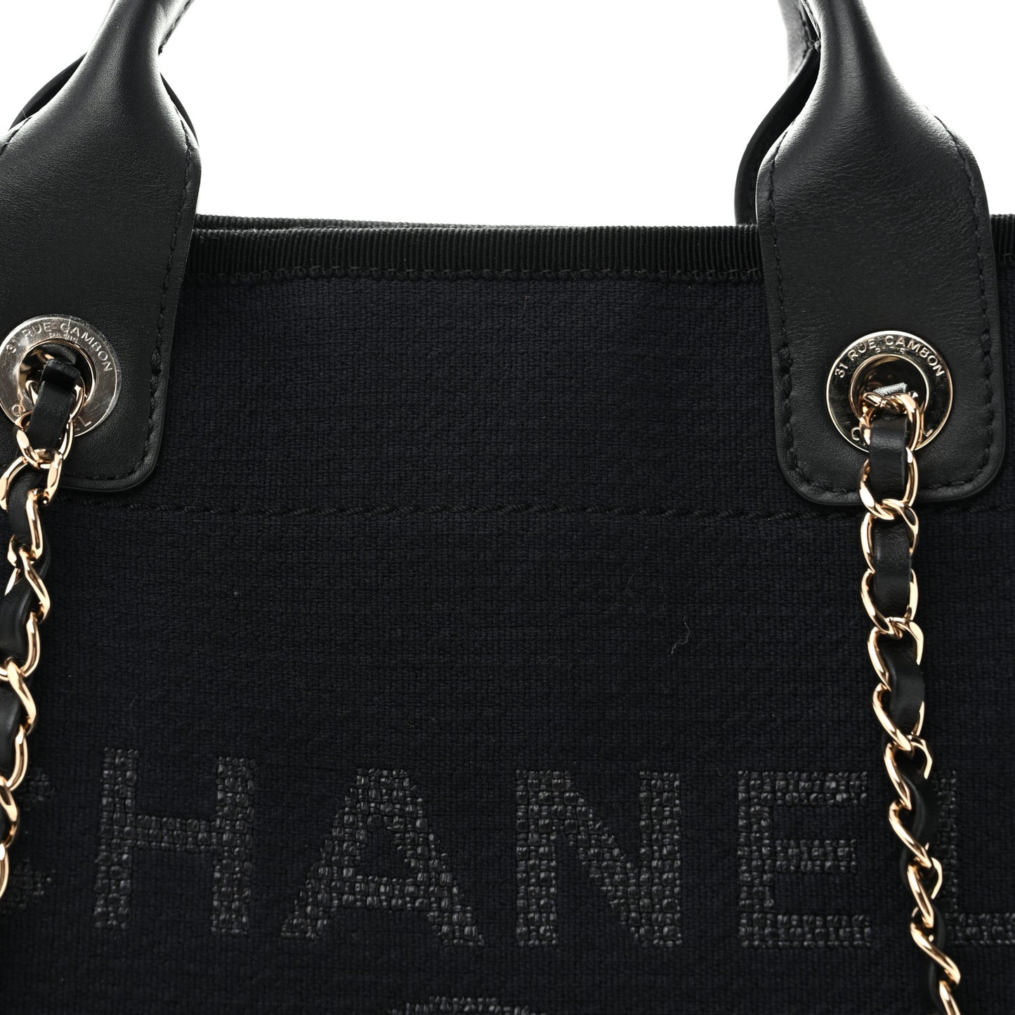 Mixed Fibers Small Deauville Tote Black