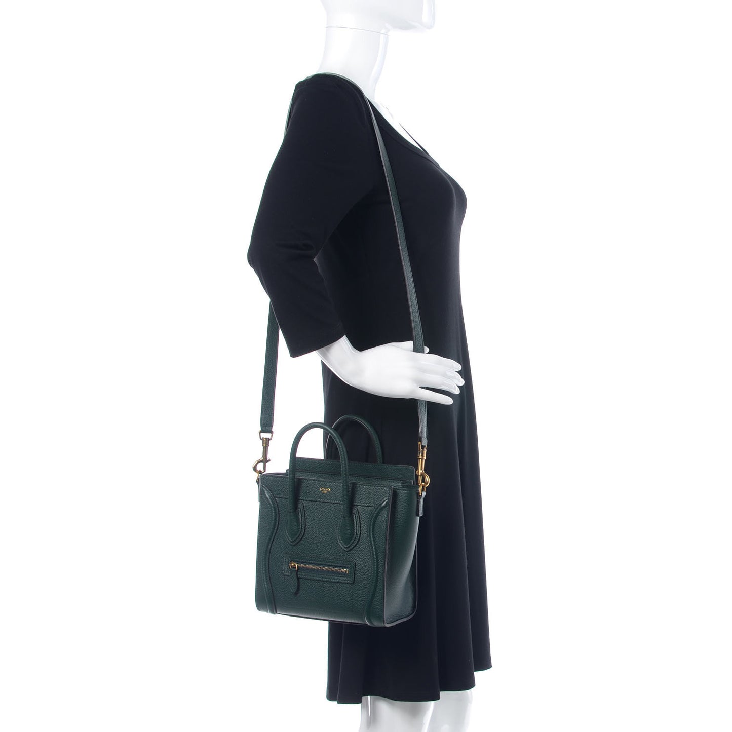 Drummed Calfskin Nano Luggage Amazone