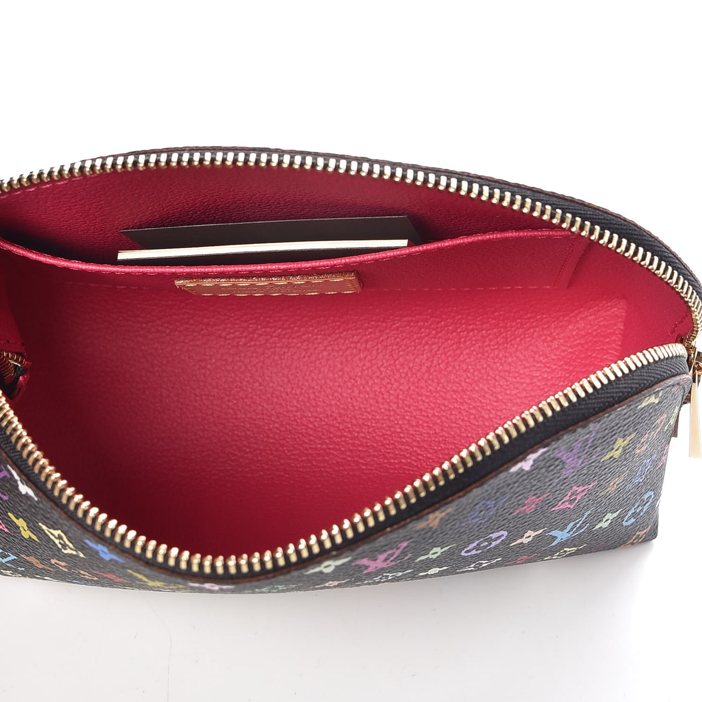 Monogram Multicolor Cosmetic Pouch Black Grenade