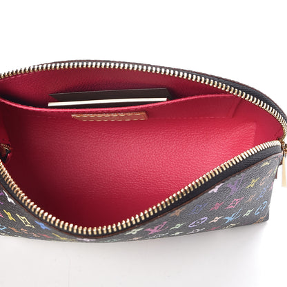 Louis Vuitton Monogram Multicolor Cosmetic Pouch Black Grenade 5 of 9