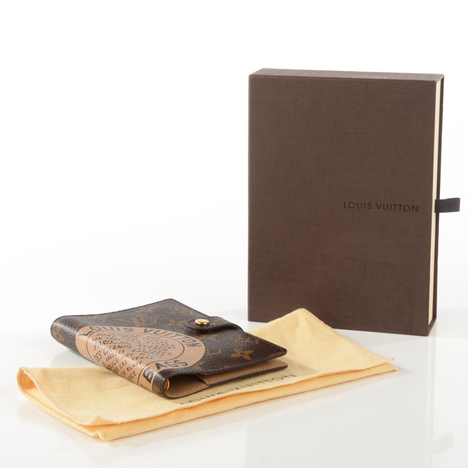 Louis Vuitton Monogram Complice Trunks and Bags Small Ring Agenda Cover Beige 4 of 7