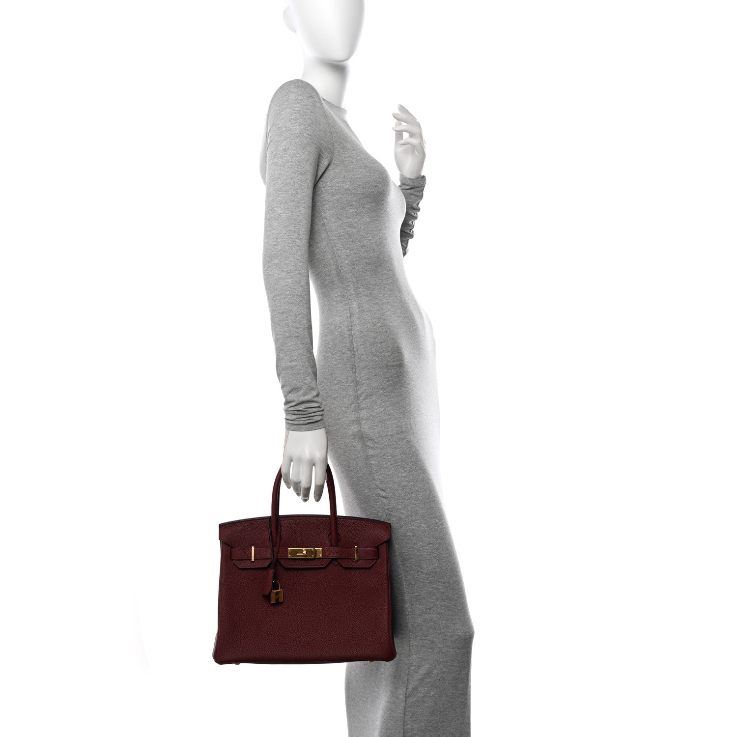 Hermes Togo Birkin 30 Rouge H 2 of 13