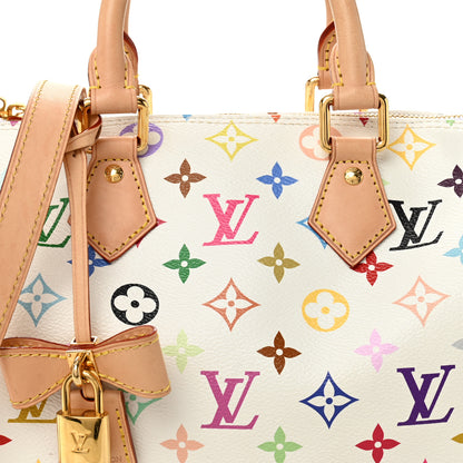 Louis Vuitton LV X TM Monogram Multicolor Speedy Bandouliere 25 White 7 of 13